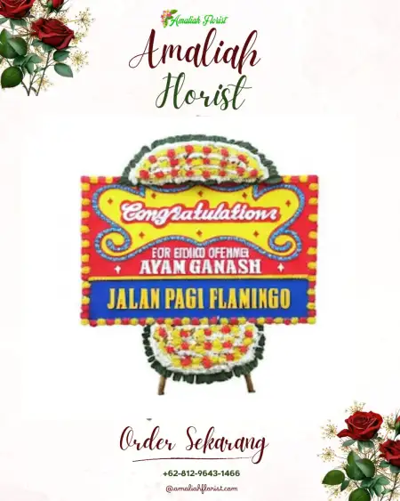 Sewa Papan Bunga Sugi Waras